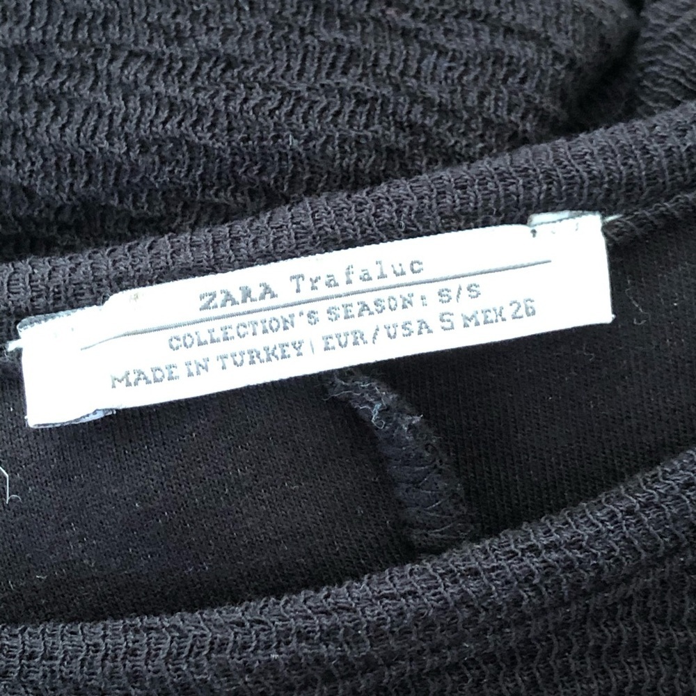 Zara | Oversized Textured Tunic Shift Dress - image 6